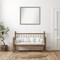 Brushed Nickel Non-Beveled Custom Framed Bathroom Vanity Wall Mirror